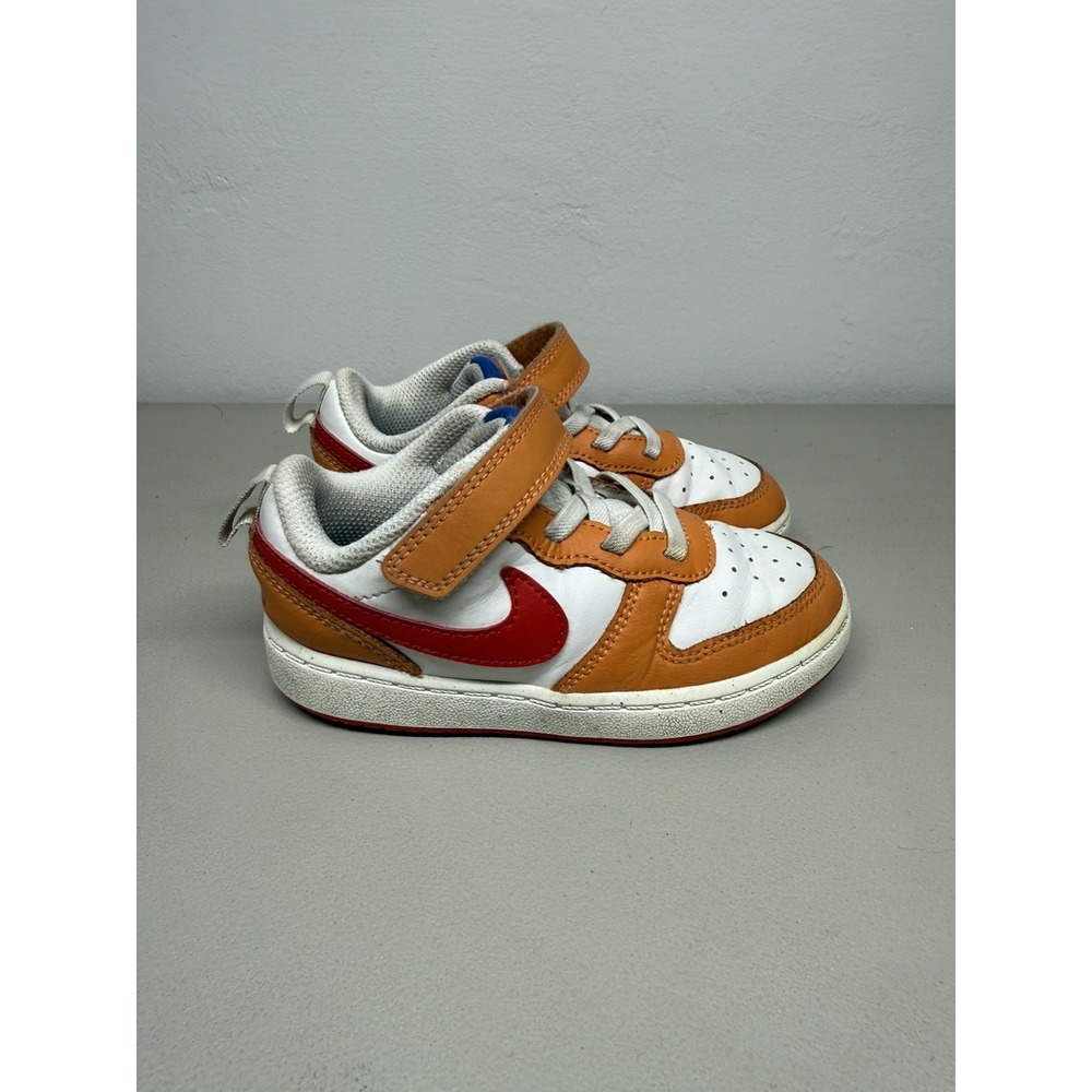 Toddler Nike Court Borough Low 2 'Sail Hot Curry' - BQ5453-119 - Size 9c